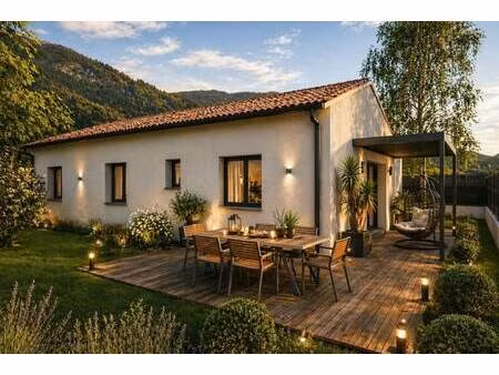 terrain avec maison neuve à vendre