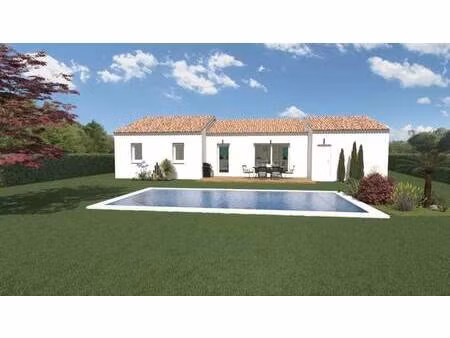terrain avec maison neuve à vendre
