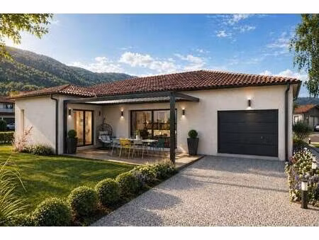 terrain avec maison neuve à vendre