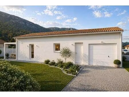 terrain avec maison neuve à vendre
