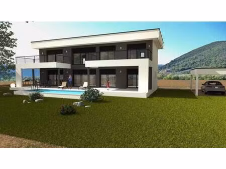 terrain avec maison neuve à vendre