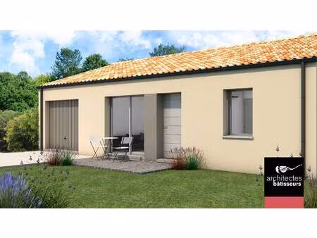 terrain avec maison neuve à vendre