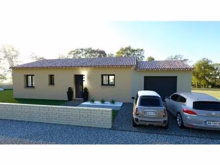 terrain avec maison neuve à vendre