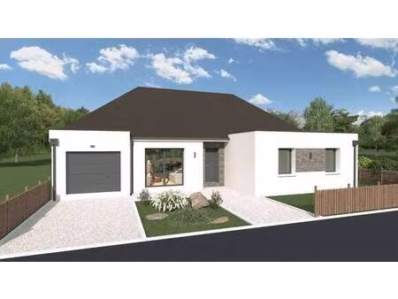 terrain avec maison neuve à vendre