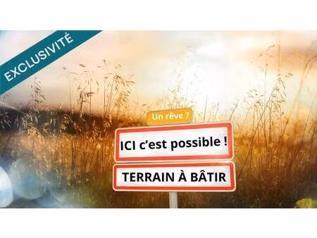 terrain constructible à vendre