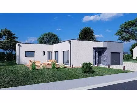 terrain avec maison neuve à vendre