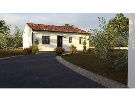 terrain avec maison neuve à vendre