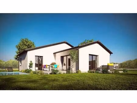 terrain avec maison neuve à vendre