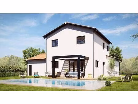 terrain avec maison neuve à vendre