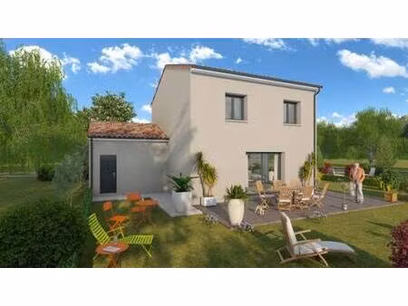 terrain avec maison neuve à vendre