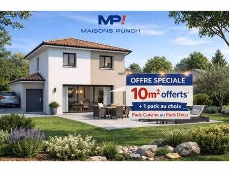 terrain avec maison neuve à vendre