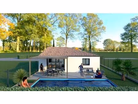 terrain avec maison neuve à vendre