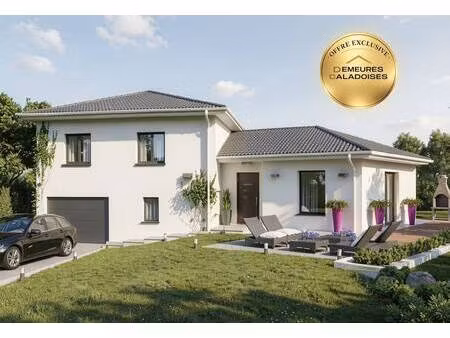 terrain avec maison neuve à vendre