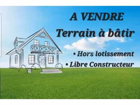 terrain constructible à vendre