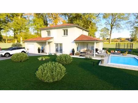 terrain avec maison neuve à vendre