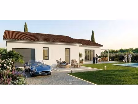 terrain avec maison neuve à vendre