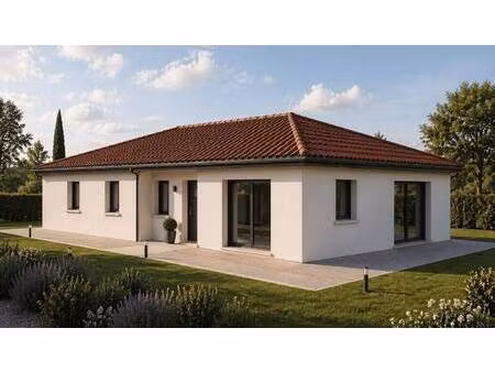 terrain avec maison neuve à vendre