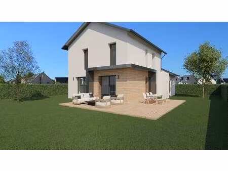 terrain avec maison neuve à vendre