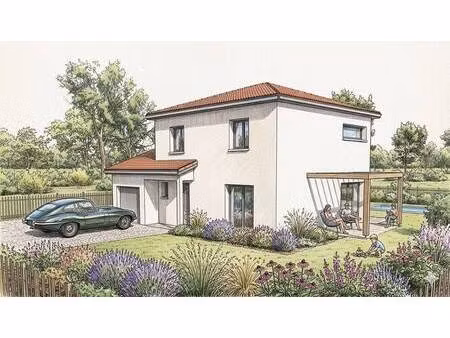 terrain avec maison neuve à vendre