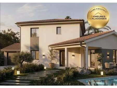 terrain avec maison neuve à vendre