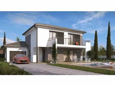 terrain avec maison neuve à vendre