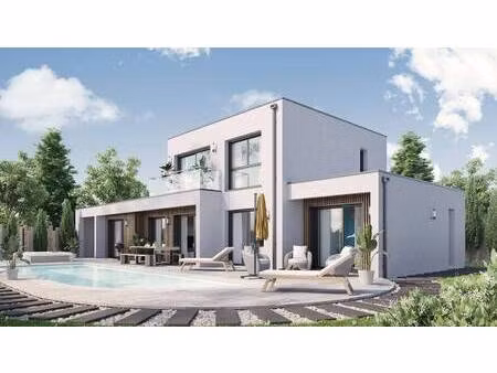 terrain avec maison neuve à vendre