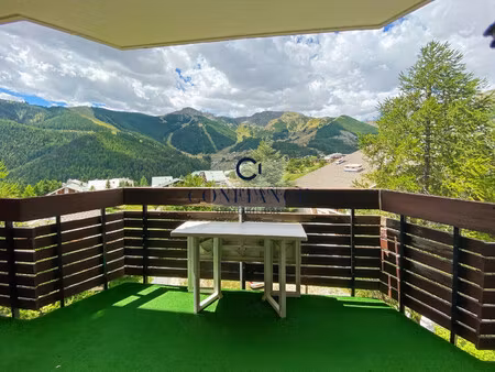 (06660) auron centre fi chambre cabine terrasse vue panoramique