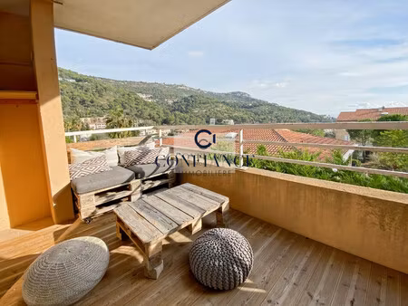 (06360) eze vilage 4 pieces rare terrasse vue mer panoramique ga