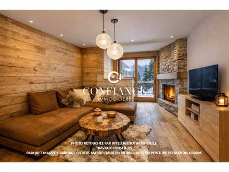 coeur station auron centre 3 pieces terrasse sud ouest parking