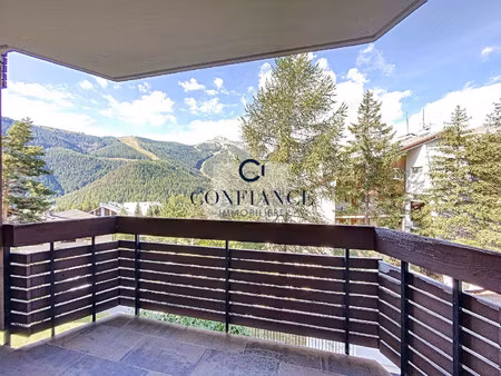 (06660) auron proche centre grand studio terrasse garage