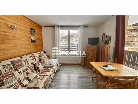 studio 25 m² au cœur de saint-françois-longchamp (1650 m)  lumineux avec balcon et terrass