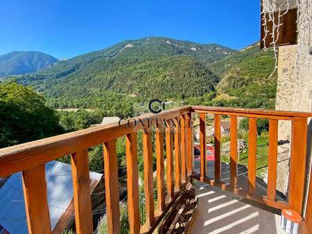 (06660) chalet renove auron 6 pieces studio separe vue panoramiq