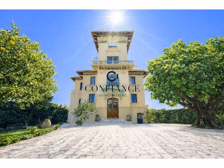 06100 nice valrose hôtel particulier 750 m² vue mer panoramiqu