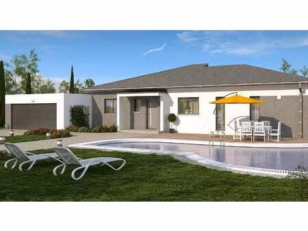 terrain avec maison neuve à vendre