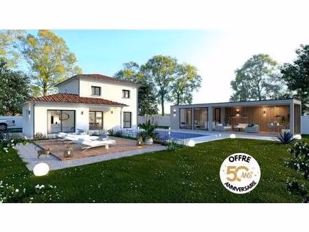 terrain avec maison neuve à vendre