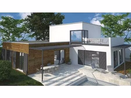 terrain avec maison neuve à vendre