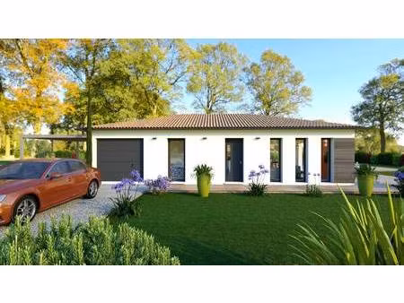 terrain avec maison neuve à vendre