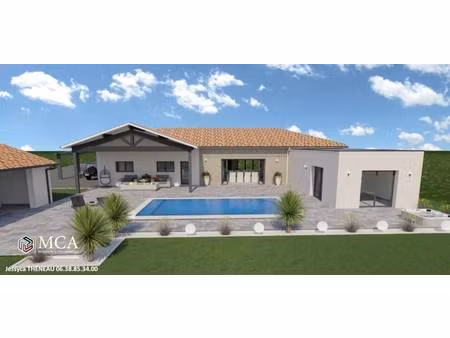 terrain avec maison neuve à vendre