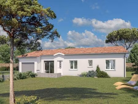 terrain avec maison neuve à vendre