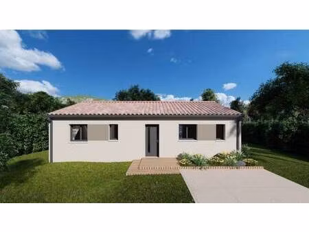 terrain avec maison neuve à vendre