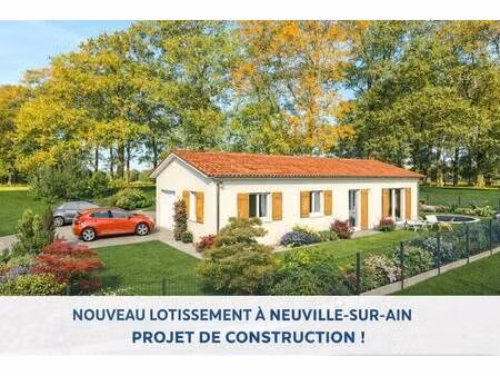 terrain avec maison neuve à vendre