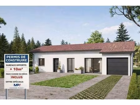 terrain avec maison neuve à vendre