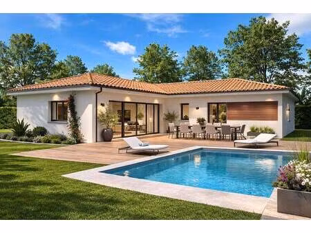 terrain avec maison neuve à vendre