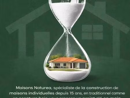 terrain avec maison neuve à vendre