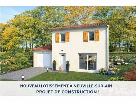 terrain avec maison neuve à vendre