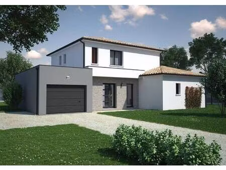 terrain avec maison neuve à vendre