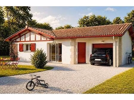 terrain avec maison neuve à vendre
