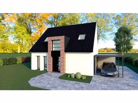 terrain avec maison neuve à vendre