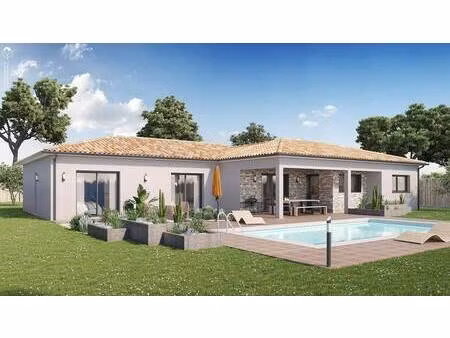 terrain avec maison neuve à vendre