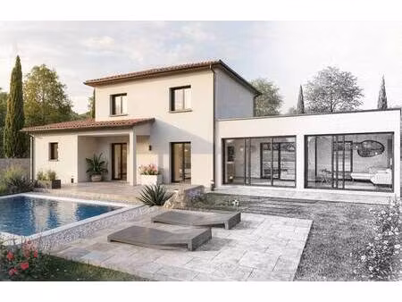terrain avec maison neuve à vendre